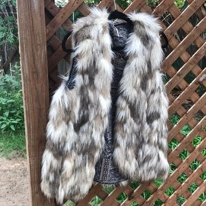 Free People Faux Fur Vest